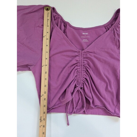 Maeve Cinched Flutter-Sleeve Top - Picture 3 of 7